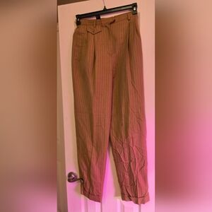 Pinstripe slacks